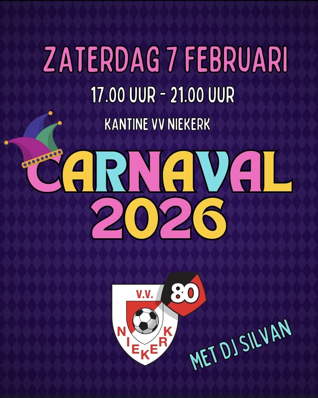 Carnaval 2026 zaterdag 7 februari