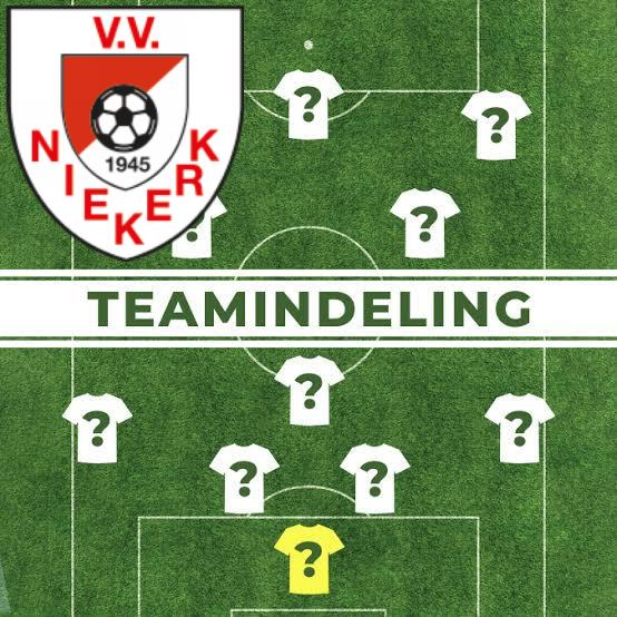 Indeling jeugd seizoen 2026-2027
